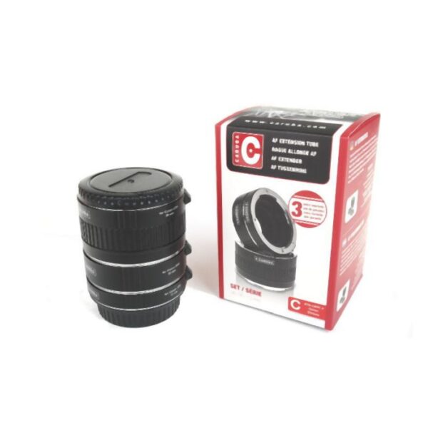 Caruba Extension Tube set Canon Chroom (type II)