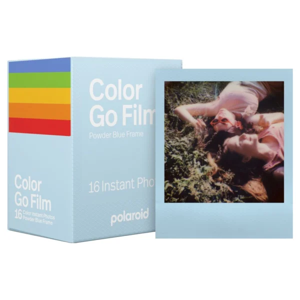 Polaroid Colour Instant Film For Go - Powder Blue Frame -...