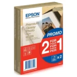 Epson Premium Glossy Photo Paper 10x15 cm 2x 40 vel, 255 g