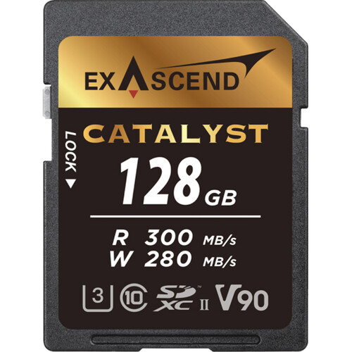 Exascend Catalyst UHS-II SD Card(V90) 128GB 300/280