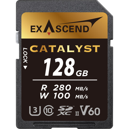Exascend Catalyst UHS-II SD Card(V60) 128GB 280/100