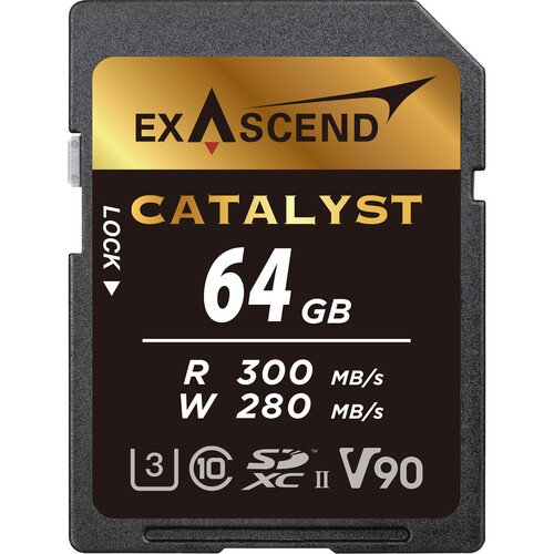 Exascend Catalyst UHS-II SD Card(V90) 64GB 300/280