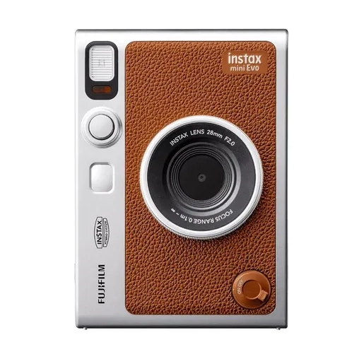 Fuji Instax Mini EVO Camera Brown USB C