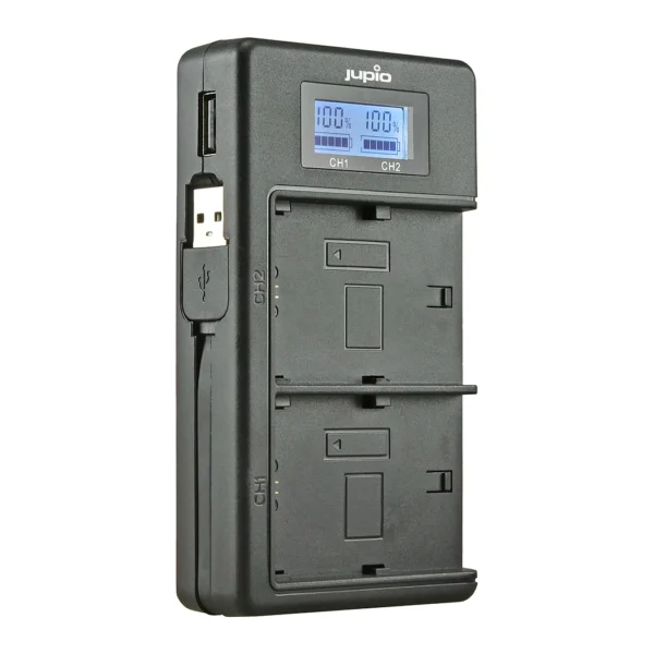 Jupio USB Dedicated Duo Charger LCD For Nikon EN-EL25