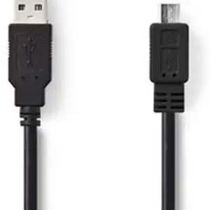 Nedis USB 2.0 Cable A M-Micro-B M 2.0m BK