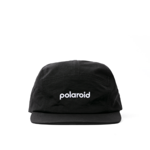 Polaroid 5 Panel Cap - Black