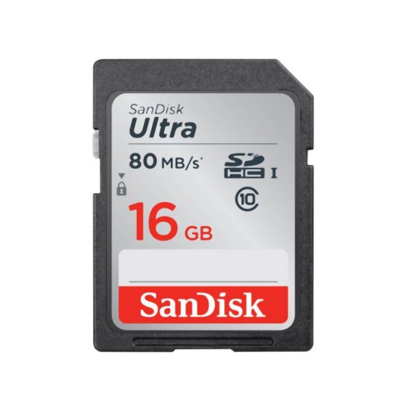 SanDisk SDHC 16GB Ultra 80MB/s CL10