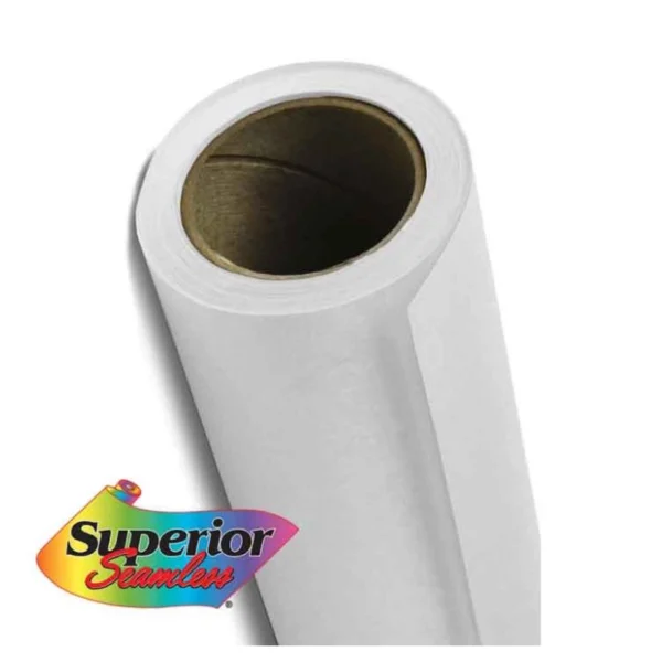 Superior Background Roll Artic White (NR 93) 1.35m X 11m