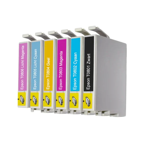 Epson T0807 Black + 5 Colour multipack