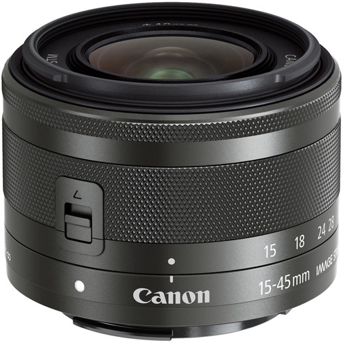 Canon 15-45mm f/3.5-6.3 EF-M IS STM Black