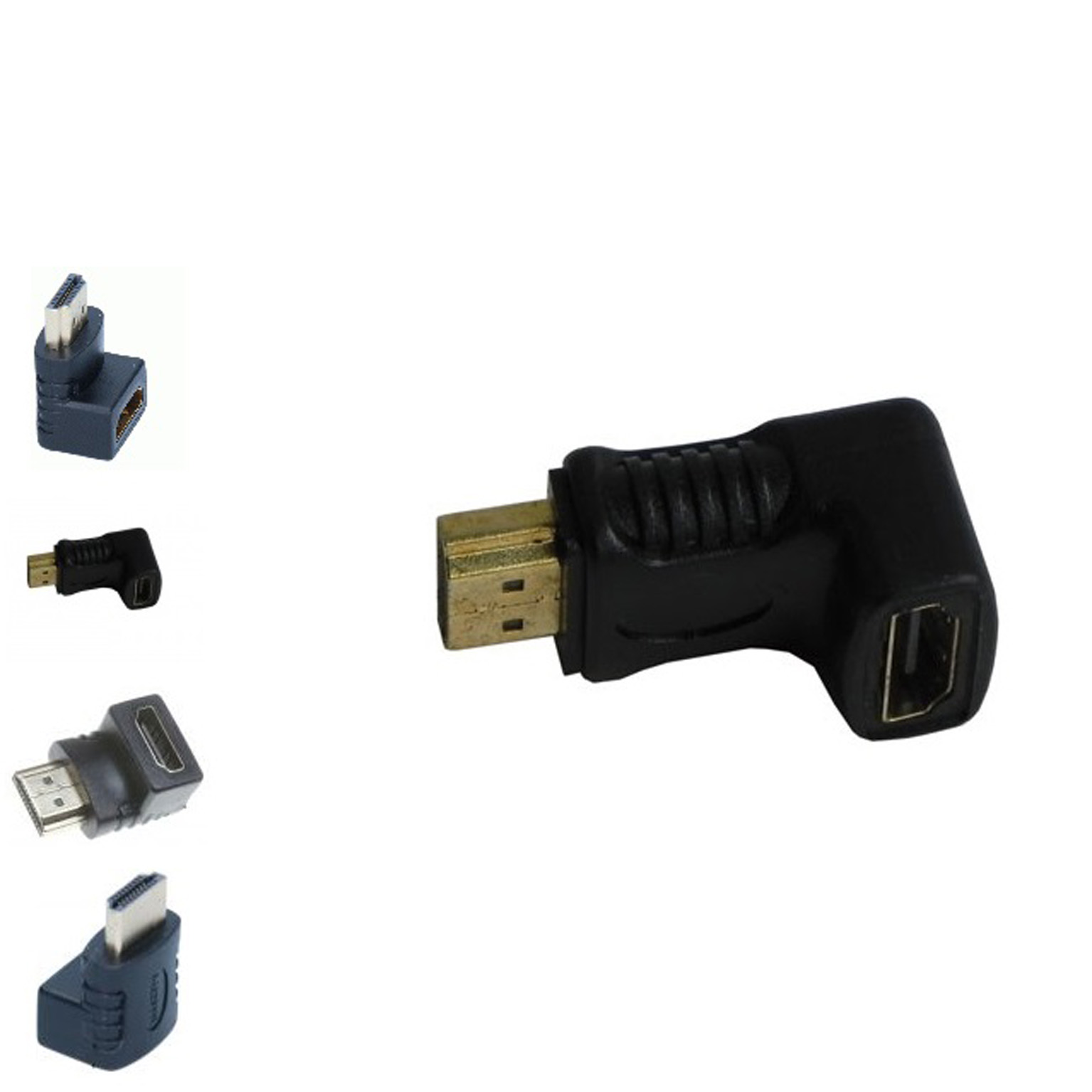 ASWO HDMI A Hoekadapter