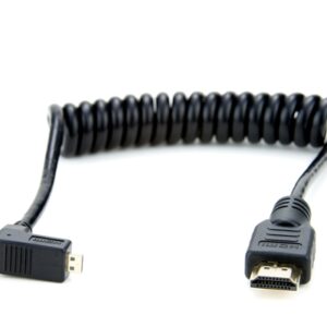 Atomos Micro HDMI - Full HDMI 50cm Coiled Right angle
