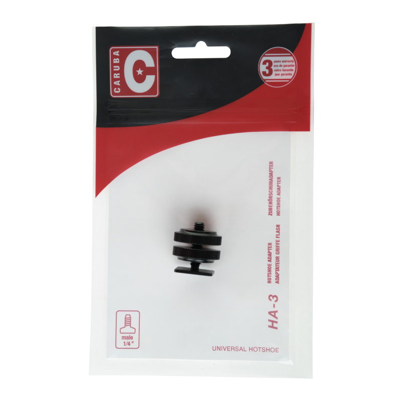 Caruba hotshoe adapter - Universal  for 1/4" male