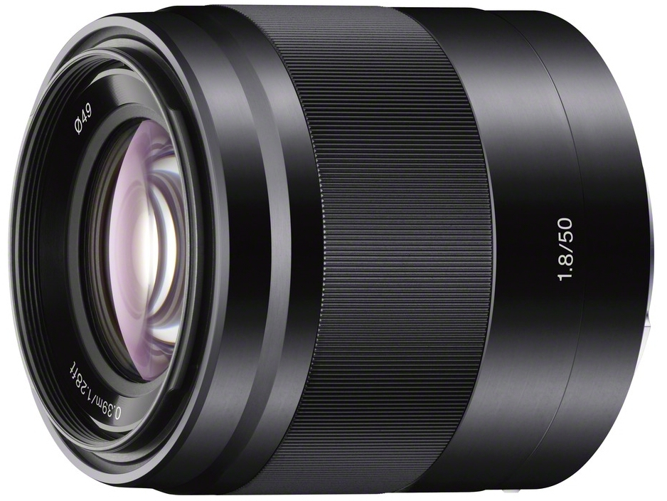 Sony SEL 50mm/F1.8 Zwart