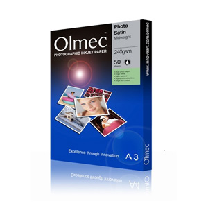 Olmec Photo Satin midweight A3 240 gr 50 vel