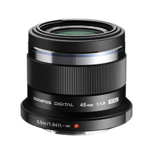 Olympus ET-M 45mmF/1.8 Zwart