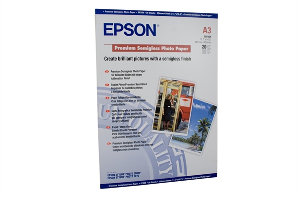 Epson SO41334 Semi Gloss 251g/m² A3 20 VEL