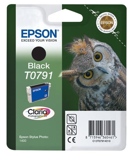 Epson Inktpatroon T0791 - black /Zwart