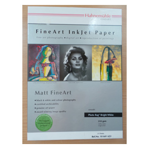 Hahnemuhle Photo Bright white 310gr A4 25 vel