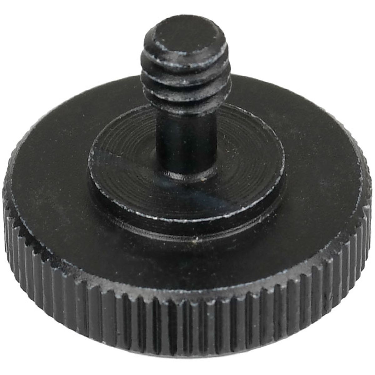 Caruba adapterschroef 1/4 inch M - 1/4 inch F met metalen grip - zwart