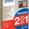 Epson Prem Glossy Photo Paper inktjet 255g/m2 A4 2x15 vel