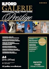 Ilford Smooth Gloss 310 GPSGP A2 25 VEL