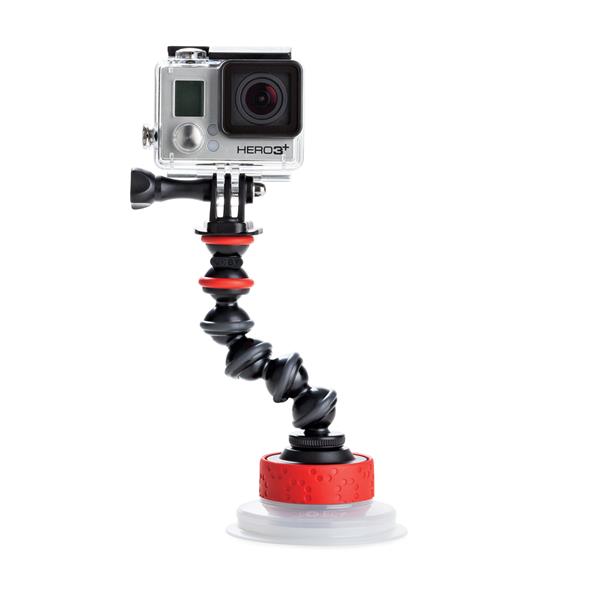 Joby Gorillapod Suction Cup & GorillaPod Arm Black/Red