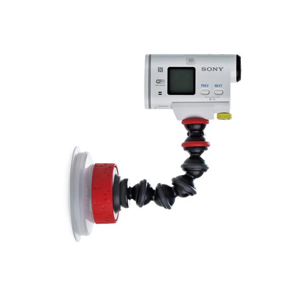 Joby Gorillapod Suction Cup & GorillaPod Arm Black/Red