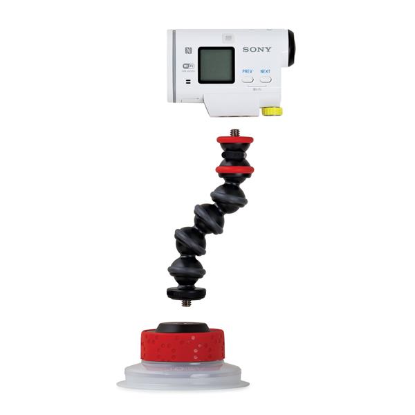 Joby Gorillapod Suction Cup & GorillaPod Arm Black/Red