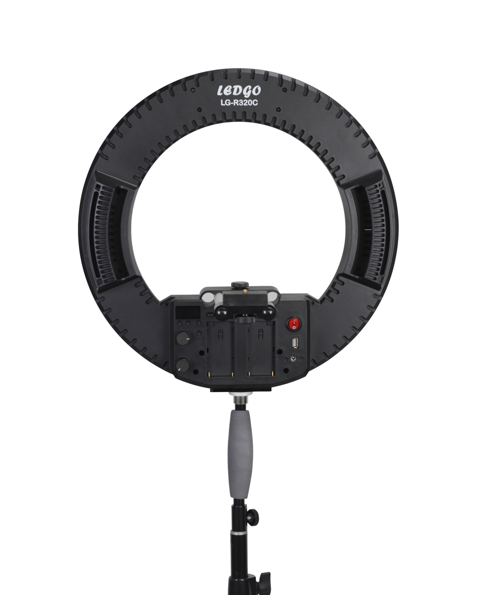 Ledgo R320C Ring Light w/ Adapter (including bag)
