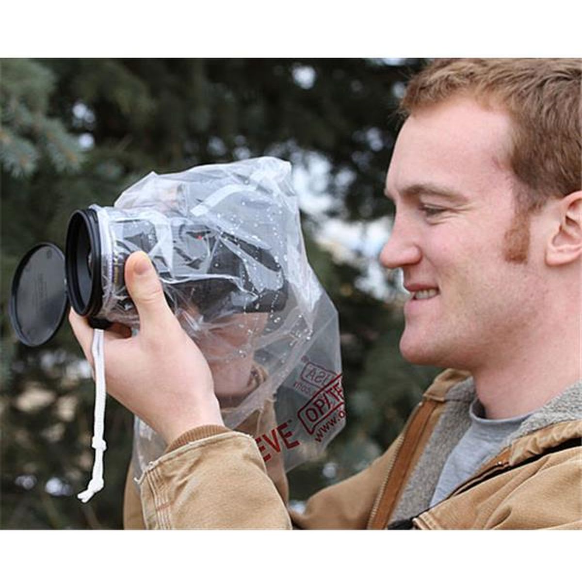 Op/Tech Rain Sleeve Small (2 stuks) Geel