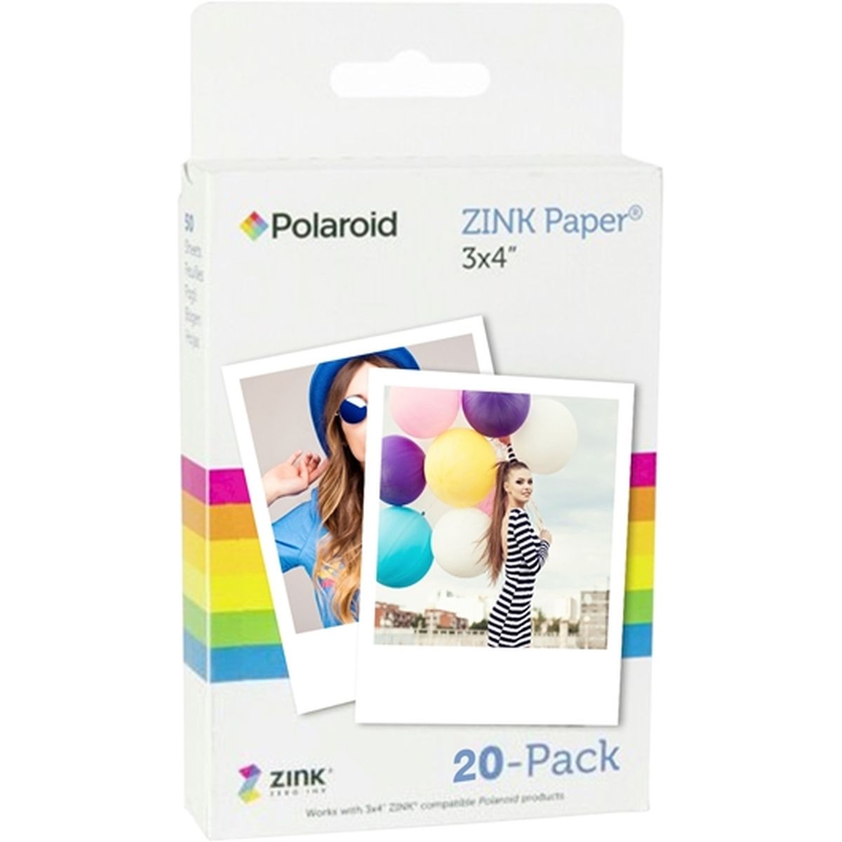 Polaroid Zink Papier 3x4 inch 20 sheets