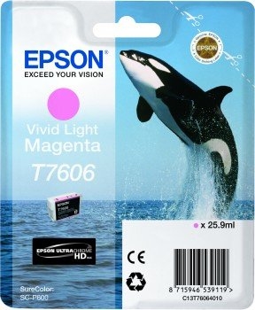 Epson  Inktpatroon T7606  Vivid Magenta Clair high capacity