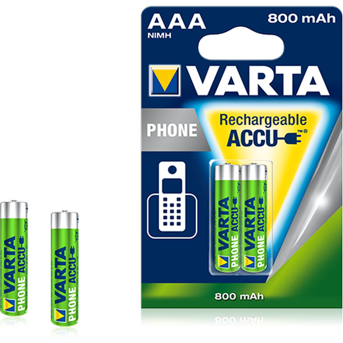 Varta 58398101402 T398 Phone accu AAA 800mah 2Pak