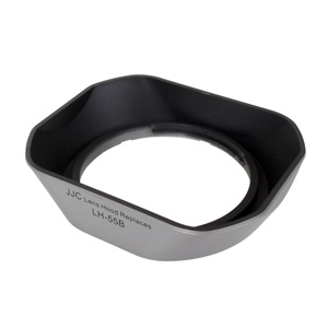 JJC Olympus Zonnekap LH-55B Zilver