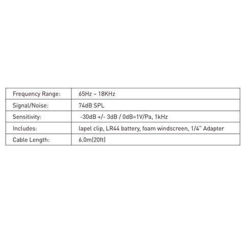 Boya Lavalier Microfoon BY-M1