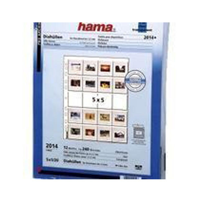 Hama Pro Archief Dia Bladen 5x5/20 12 vellen 2014-24526