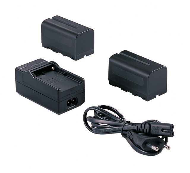 Falcon Eyes 2 x Accu NP-F750 + Acculader SP-CHG