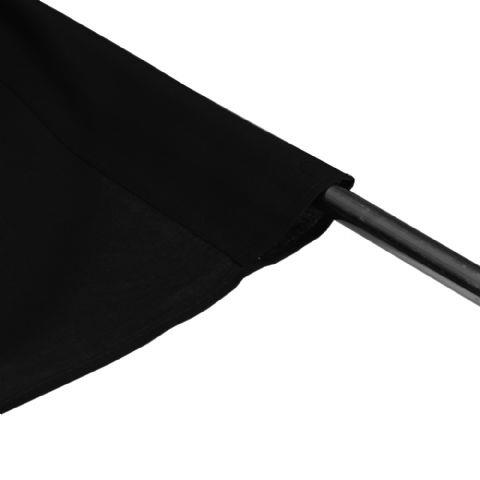 FE Achtergronddoek BCP-02 2,9x5 m Zwart Uitwasbaar