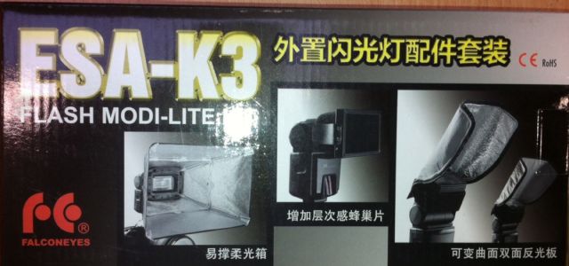 FE Speedlite Camera Flitser Strobist Set ESA-K3