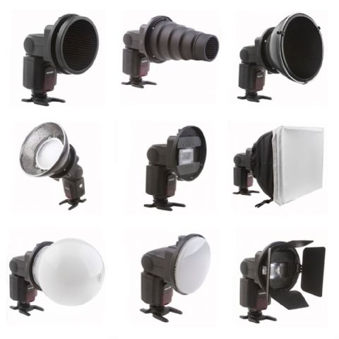 FE SGA-K9 Universele Camera Flitser Strobist Set