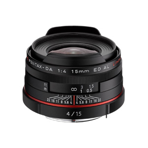 Pentax HD DA 15/4 AL Zwart