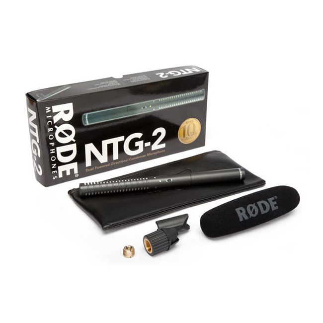 Rode NTG-2 Shotgun Microphone Incl Windshield-0