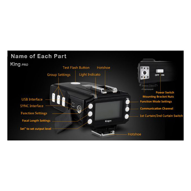 Pixel i-TTL Radio Trigger Set King Pro voor Nikon-26086