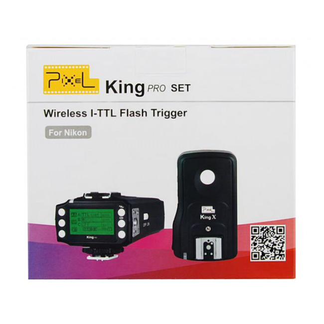 Pixel i-TTL Radio Trigger Set King Pro voor Nikon-26084