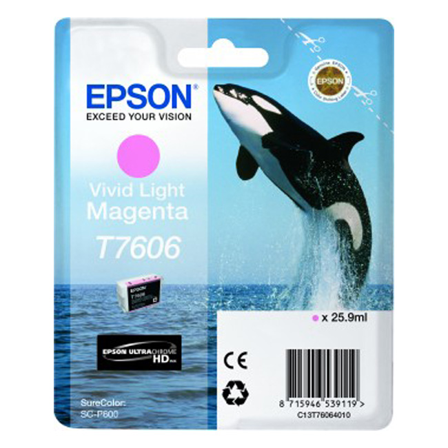 Epson  Inktpatroon T7606  Vivid Magenta Clair high capacity