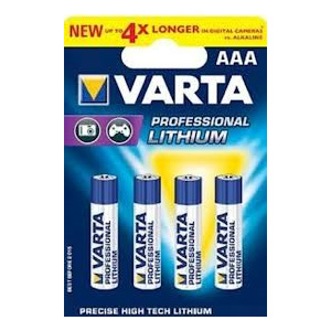 Varta 2400 Lithium AAA NR.6103 4-Pak