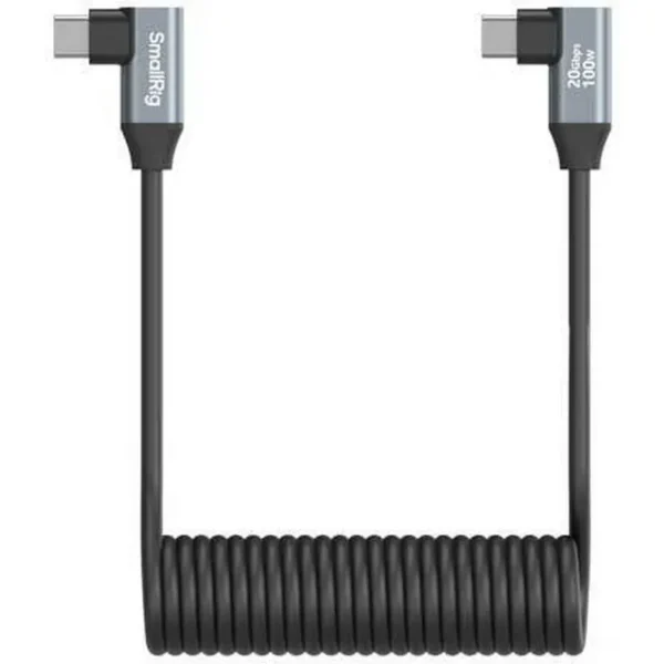 SmallRig 5076 USB-C Data Cable (Straight To Angled) 60cm ...