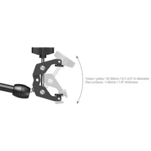 SmallRig 5624 Desktop Magic Arm w/ Crab-Shaped Clamp Kit