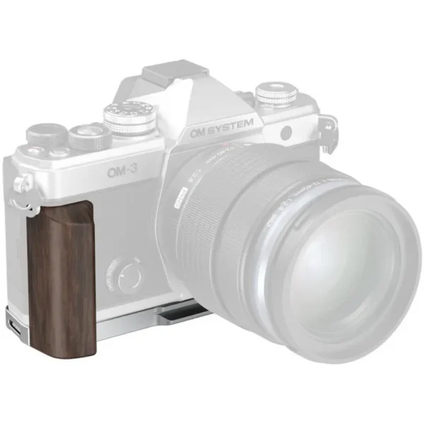 SmallRig 5563 L-Shaped Mount Plate w/ Wooden Handle For O...